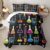 Erosebridal Chemistry Twin 2 Piece Quilt Set,Soft Lightweight Bedspread Coverlet with Pillowcase,Colorful Chemical Test Tube Science Bedding Housewarming Gift for Bedroom Decor Quilted Blanket