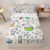 Erosebridal Chemistry Zipper Bedding Full – 4 Piece Comforter Set with Fitted Sheet & 2 Pillowcases,Molecule Chemical Test Tube Chemical Equation Bed-in-a-Bag Set Zip Up Bedding,Easy to Wash Blanket