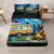 Erosebridal Happy Camping Kids Zipper Bedding Set Twin Galaxy Stars Moon Comforter Set for Boys Girls Teen Camper Car Zip Up Bedding Sets Rustic Adventure 3 Pcs Bed in a Bag with Fitted Sheet