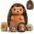Erriosa 12 Inch Hedgehog Stuffed Animal with 4 Babies in Zippered Belly