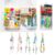 Esoes 433PCS Bag Charm & Keychain Making Kit for Women Girls, DIY Beaded Bracelet Making Kit with Alphabet Beads, Cute Key Chain Charm Supplies, Bead Kit for Phone Charms, Jewelry & Crafts