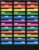 Essex Wares – 36 Pocket File Pocket Chart, Black, 42″ Wide x 55″ Tall – Versatile Wall Hanging File Folder Organizer for Classroom, Office, Home, and More – Wall Folder Organizer – 36 Pockets