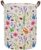 ESSME Flower Laundry Basket,Cute Hamper Collapsible Waterproof Storage Bin,Gift Baskets(Cute flower)