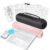 ETIKEZ D90E Inkless Portable Printer for Travel, Supports 8.5 x 11 Inch Thermal Paper Wireless Thermal Printer Bluetooth, with Travel Case & 10 Sheets for Students, Office, School, Pink