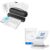 ETIKEZ Portable Printer D90E with 200 Sheets 8.5 x 11 Folded Thermal Paper