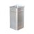 Etyldya Galvanized Trash Can Metal Inner Bin Rectangular Liner with Built in Handle Loop Removable for Cleaning Suitable for Home Organization and Waste Collection
