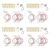 EUDAX Fruit Battery Science Experiment Kit for DIY School Home Teaching Equipment, Orange Lemon Potato Electronic Clock Science Project Kit Physics Educational for Students Teachers (4 Set)