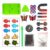 EUDAX Labs Junior Science N/S Magnet Set for Education Science Experiment Tools Icluding Bar/Ring/Horseshoe/Compass Magnets