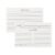 EuhenYi 50Pcs White Recipe Cards, 4x6In Double Design Modern Recipe Cards