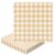 EuhenYi 50Pcs Yellow Scalloped Gingham Napkin, 6.5″ Disposable Paper Napkin