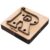 Eujgoov Leather Cutting Die R Letter Shape Metal Punch Mold for Crafting