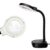 EUQKKWLOY 5X Magnifier Loupe, 2-in-1 36LED Desktop Magnifier Desk Lamp with 80mm Lens Bright Light Magnifying Tool Repair Tools Magnifiers Loupe A