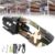 EUQKKWLOY Electric Strapping Machine for 1/2-5/8 in PP PET Strapping Automatic Strapping Tool Tensioner Kit 3000mah Battery Powered for Packaging Strapping,P-2*Battery