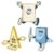 Eureka 841593 S’Cool Era Paper Cut-Out Classroom Decorations for Teachers and Children’s Parties, 36 Pieces, Multicolor