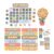 Eureka 847849 S’cool Era Calendar Classroom Bulletin Board Set for Teachers, Multicolor, 100 Pieces