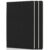 EUSOAR College Ruled Notebook, 3 Packs A4 8.5″ x 11″ Lined Subject Paper Notebook, 80Pages/40Sheets Large Lined Journal Sketchbook Diary Notebooks Bulk for Business Work School Note Taking-Black