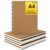 EUSOAR Graph Notebook Spiral, Large A4 6Packs 8.5″x11″ 120 Pages Graphing Notebook, Hardcover Spiral Grid Graph Paper Notebook Composition for Math Science Engineering Artist Drawing-Kraft