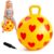 EVERICH TOY Hopper Ball,15In Sit On Bouncy Ball with Handle, Red Heart Girls Toys – Fun Indoor Active Play, Inflatable Balance Toys for Girls Boys Birthday Gifts 3 4 5 6 Years Old (Yellow)