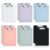 EVERJOYCRAFT 12pcs Colorful Plastic Clipboards Bulk Cute Acrylic Clipboard