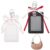 EVERJOYCRAFT 2 Sets Photocard Holder with Pearl Bowknot Cute Badge Holder