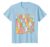 Everyday Should Be Library Day Book Reading Tee Retro Groovy T-Shirt, Youth, Baby Blue, Large