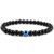 Evil Eye Women Chain Men’s Link Bracelets, Agate