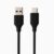 Ewent USB A to USB-C Cable 2M Black – PD Cable 60W (20V/3A) + 480Mbps Data Transfer PVC Fast Charging for Apple, Android, Samsung, Smartphone, Tablet, Laptop and Electronic Devices Type C & A