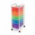 EWESD 10-Drawer Organizer Cart, 12.8″ W x 15.35″ D x 38.2″ H (Multicolor)