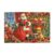 Ewozet Christmas Santa Claus Fireplace Dog Jigsaw Puzzles for Adults 1000 Pieces, Ideal Christmas for Relaxation for Family Activity Game Fun