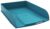 Exacompta – Ref 11128D – Set of 6 COMBO STYLI Neo Deco letter trays – for A4+ documents – size 34x25x6.5cm – label holder – holds 500 sheets – color duck blue