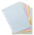 Exacompta – Ref 1608E – Box of 30 Pastel Card Dividers 170 g/m2 Forever with 8 Neutral Tabs – A4 Size – Size 22.5 x 29.7 cm – Assorted Pastel Colours