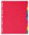 Exacompta – Ref 2410E – Box of 10 Dividers Made of Genuine Soft Glossy Card 225 g/m2 FSC® with 10 Neutral tabs – Format to File A4 Maxi – Dimensions 24.5 x 29.7 cm – Assorted Colours