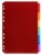 Exacompta – Ref 3906E – Box of 10 Translucent Polypropylene dividers with 6 Neutral tabs – with Label Holder – Comes with a Sheet of Removable Labels – A4 Size to File