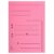 Exacompta 250 rigid folders 1 flap Super pink