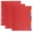 Exacompta Pack of 3 divider sets flexible card 12 blank tabs A4 Maxi
