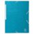 Exacompta TEKSTO 55650E Portfolio Folder for DIN A4 with 2 Elastic Bands. Made of Dyed, Grooved Cardboard with Textile Effect, Water-Repellent thanks to Vegetable Oil Coating, 1 Piece, Random Colour