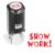 ExcelMark Round Teacher Stamp – Show Work! – RED Ink