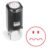 ExcelMark Round Teacher Stamp – SQUIGGLY LINE FACE – RED Ink