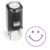 ExcelMark Smiley FACE – Self-Inking Round Teacher Stamp – Purple Ink
