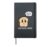 Existential Bread Funny Pun Existential Dread Men Women Hardcover Journal, Black