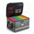 EXLIFBAG File Organizer, Fireproof File Box with Lids, Important Document Organizer Box with Lock, Portable File Folder Organizer with Handle