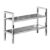Expandable 2 Tier Stainless Steel Under Sink Organizer Adjustable Height