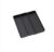Expandable 3‑Compartment Black PP Utensil Drawer Organizer(Black)