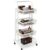 Expandable Rolling Tool Cart,Metal Garage Storage Organizer