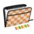 Expanding File Folder Orange Checkerboard Accordion File Organizer 13 Pockets Document Organizer with Zipper Labels A4 Letter Office Storage