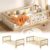 EXPERLAM Montessori Toddler Bed, Variable Twin Floor Bed Frame with Removable Guardrails and Legs, Low Wooden Kids Bed with 10 Slats and Supporting keel, Crib-to-Bed Transition for Bedroom or Nursery