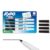 EXPO Dry Erase Markers, Low Odor Ink, Black, Ultra Fine Tip, 4 Count