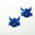 Expo International Pearl Leaf Sequin Patch Pack of 2 Appliques, Royal Blue