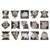 Exquisite Art Album Sticker Waterproof Retro Scrapbooking Sticker (Style