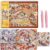 Extra-Large DIY 3D Sticker Scene Book for Adults Kids 5 Sets (Pavilion)